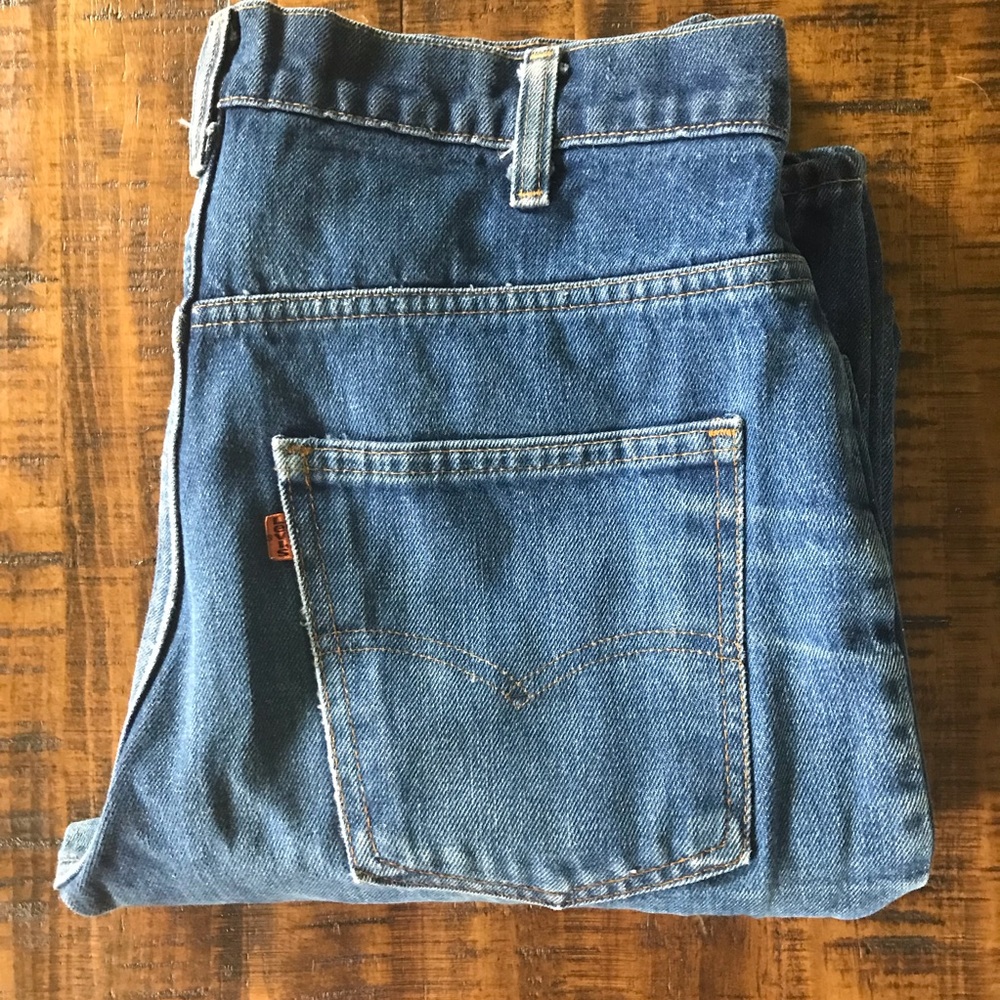 1981 Vintage Levi’s orange tab bootcut jeans
